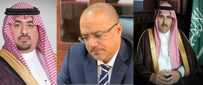 وزير التخطيط والتعاون الدولي القائم بأعمال وزير الاتصالات وتقنية المعلومات يبعث ببرقية تهنئة لنظيره السعودي والسفير &rlm;آل جابر بمناسبة ذكرى اليوم الوطني لتوحيد المملكة وتأسيسها